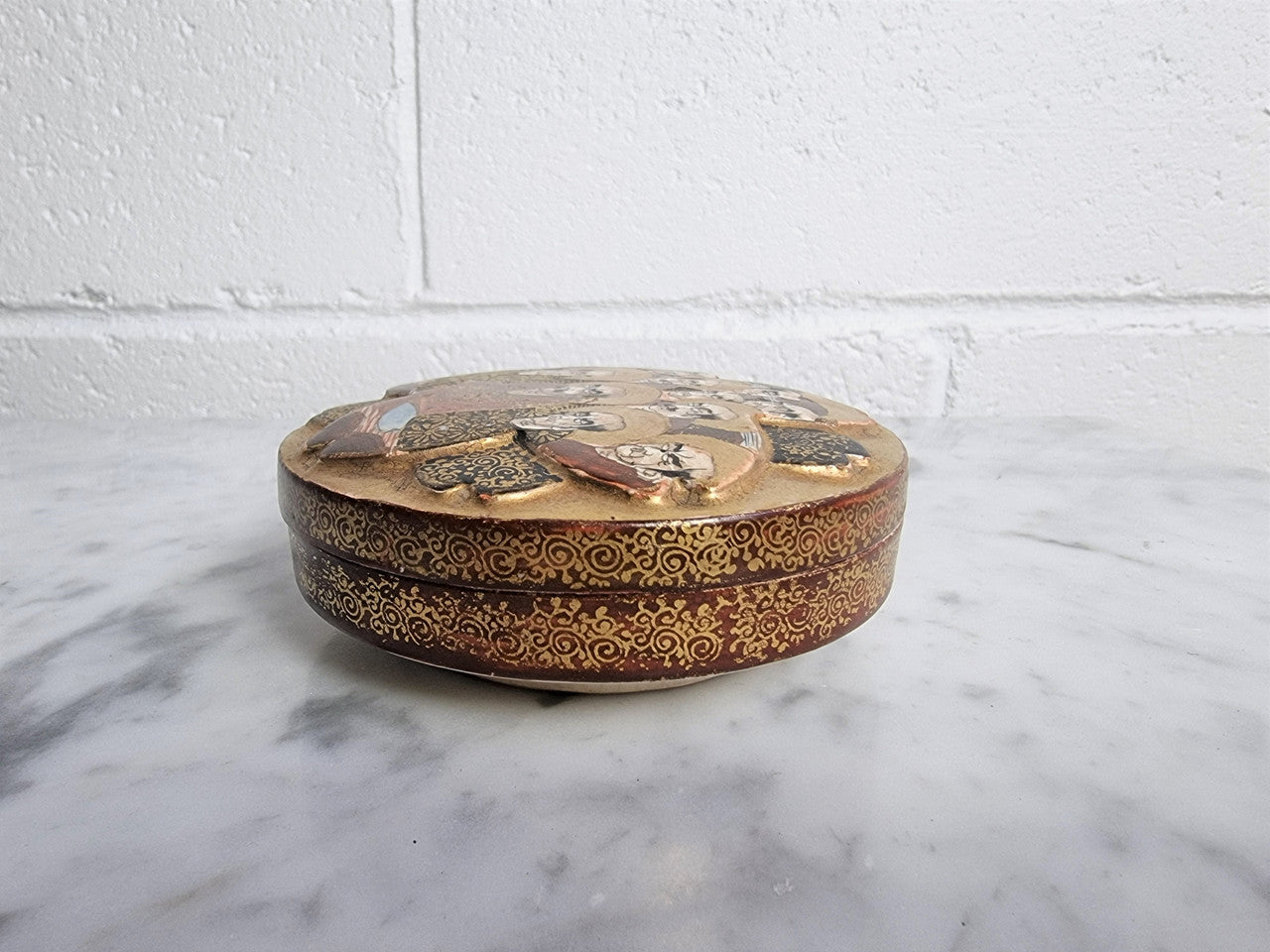 Antique Japanese Satsuma Lidded Bowl Meiji Period | Antique & Vintage | Moonee Ponds Antiques | Australia Wide Delivery