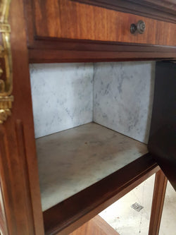 French Louis XVI Style Single Bedside Cabinet | Antique & Vintage | Moonee Ponds Antiques | Australia Wide Delivery