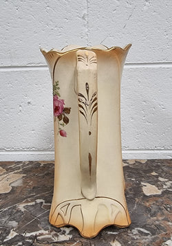 Victorian Tall Jug With Rose & Gilt Decoration | Antique & Vintage | Moonee Ponds Antiques | Australia Wide Delivery