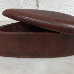 Vintage Unusual Shaped Cedar Box