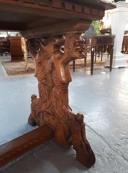 Gothic Style Walnut Coffee Table | Antique & Vintage | Moonee Ponds Antiques | Australia Wide Delivery