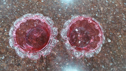 Pair Of Ruby Salts | Antique & Vintage | Moonee Ponds Antiques | Australia Wide Delivery