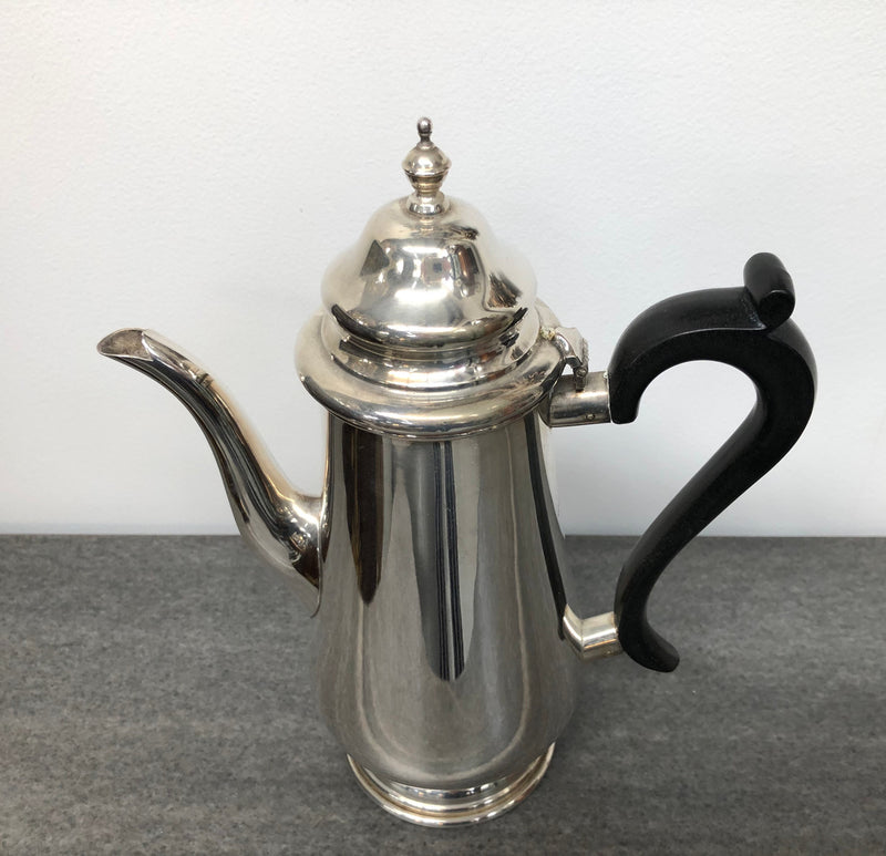 “Hecworth” Sheffield Reproduction Silver Plate Chocolate Pot