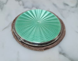Stunning Sterling Silver "Birmingham 1937" Compact With Interior Mirror | Antique & Vintage | Moonee Ponds Antiques | Australia Wide Delivery