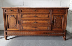 Lovely French Oak Carved Sideboard | Antique & Vintage | Moonee Ponds Antiques | Australia Wide Delivery