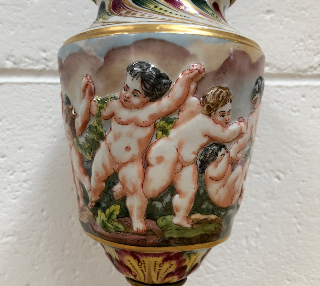 Antique 19th Century Capodimonte Vase | Antique & Vintage | Moonee Ponds Antiques | Australia Wide Delivery