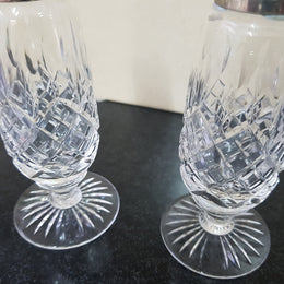 Stuart Crystal Salt & Pepper Shakers