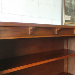 Fabulous Arts and Crafts Blackwood Open Bookcase