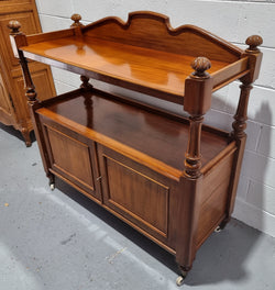 Victorian Mahogany Dumb Waiter / Sideboard | Antique & Vintage | Moonee Ponds Antiques | Australia Wide Delivery