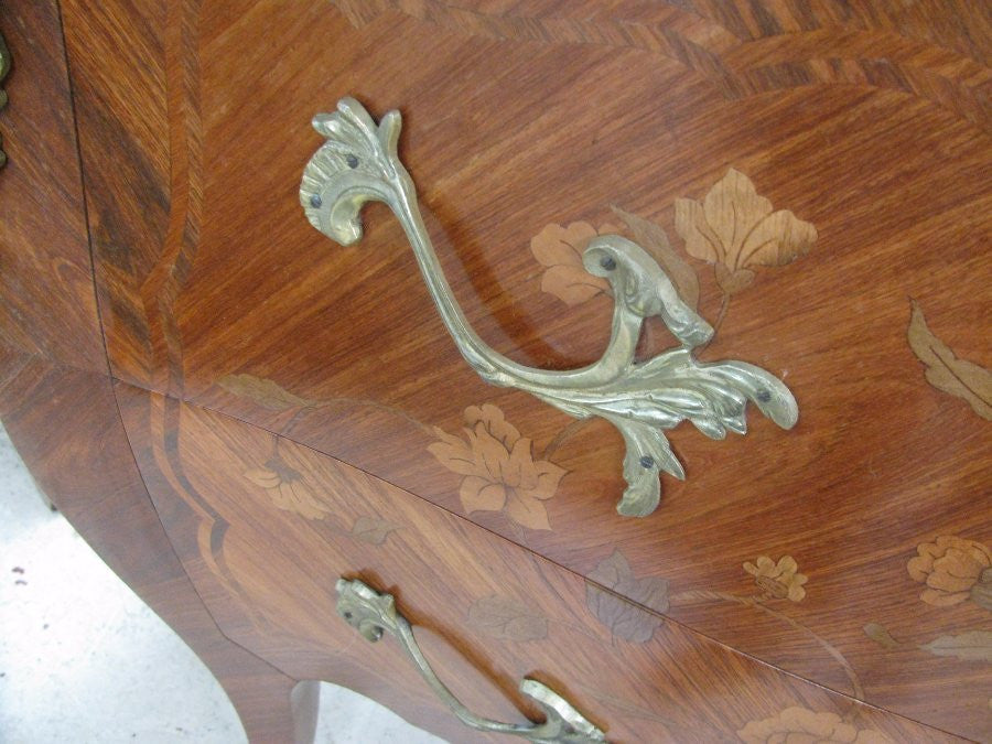 French Marquetry Inlaid Commode