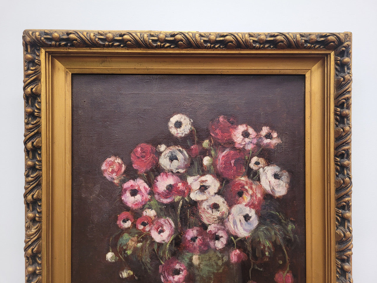 Antique French Floral Oil on Canvas in Gilt Frame | Antique & Vintage | Moonee Ponds Antiques | Australia Wide Delivery