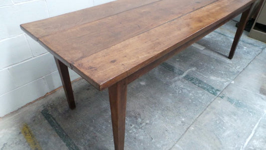 Antique French Cherrywood Dining Table