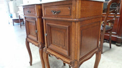 Pair of French oak Bedside Cabinets-4 | Antique & Vintage | Moonee Ponds Antiques | Australia Wide Delivery