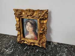 Two Italian Framed Prints In Decorative Gilt Frames | Antique & Vintage | Moonee Ponds Antiques | Australia Wide Delivery