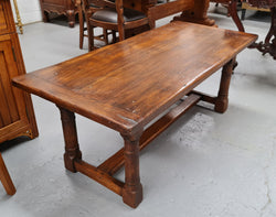 French Oak Refectory Style Coffee Table | Antique & Vintage | Moonee Ponds Antiques | Australia Wide Delivery