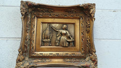 Gold Wall Plaque | Antique & Vintage | Moonee Ponds Antiques | Australia Wide Delivery