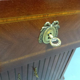 French Inlaid Music Cabinet