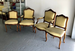 Louis XV Sytle Walnut Lounge Suite | Antique & Vintage | Moonee Ponds Antiques | Australia Wide Delivery