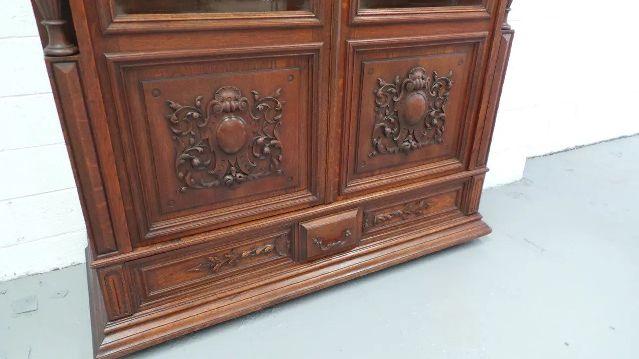 French Oak Henry II Bookcase | Antique & Vintage | Moonee Ponds Antiques | Australia Wide Delivery
