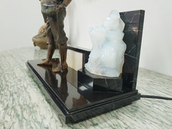 Fabulous Art Deco Boy Statue Lamp | Antique & Vintage | Moonee Ponds Antiques | Australia Wide Delivery