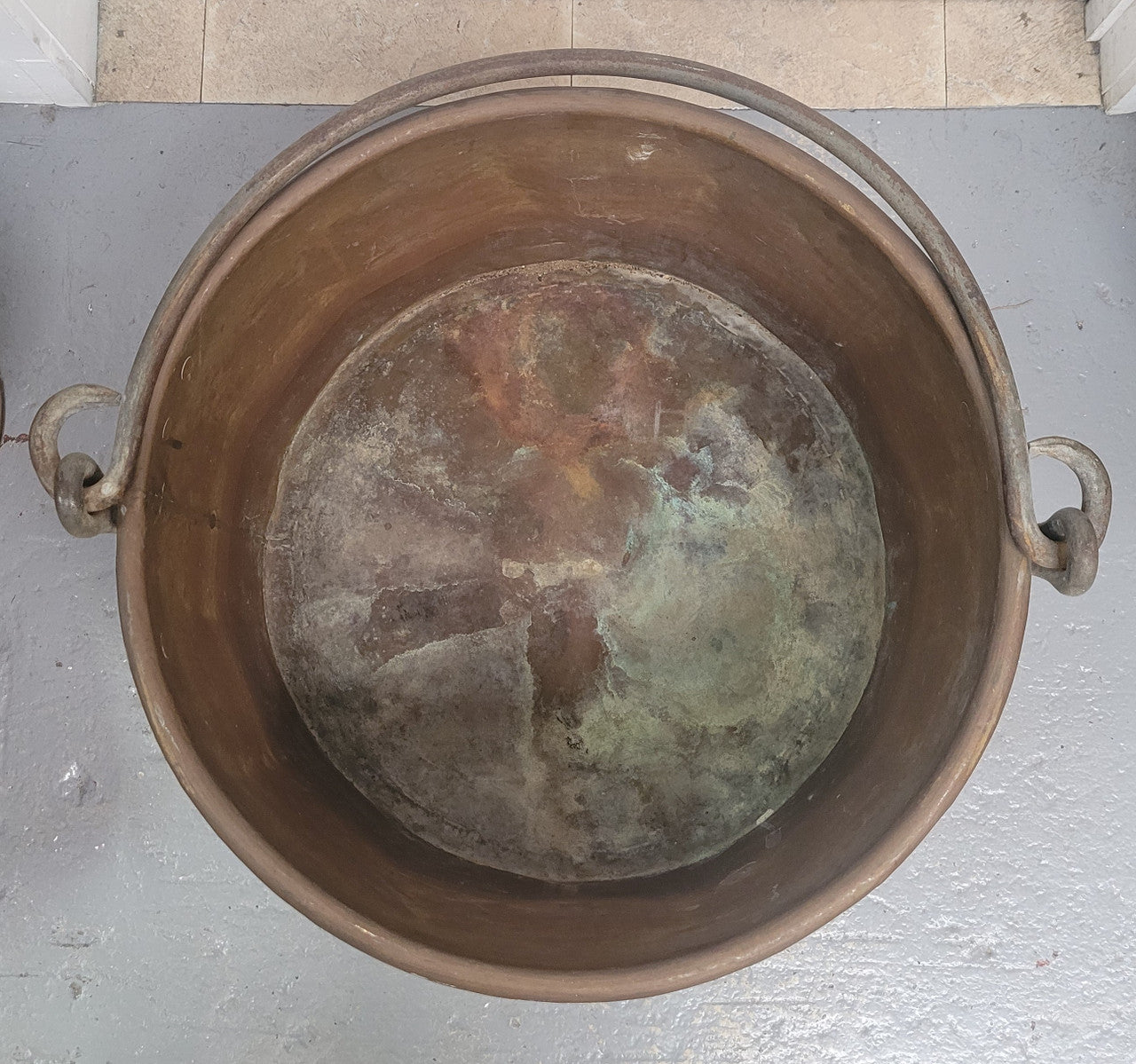 Large Antique French Copper Firewood Pot | Antique & Vintage | Moonee Ponds Antiques | Australia Wide Delivery