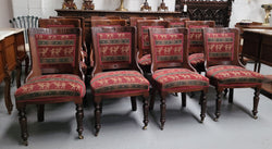 Matched Set of 12 Victorian Bowed Back Dinning Chairs | Antique & Vintage | Moonee Ponds Antiques | Australia Wide Delivery
