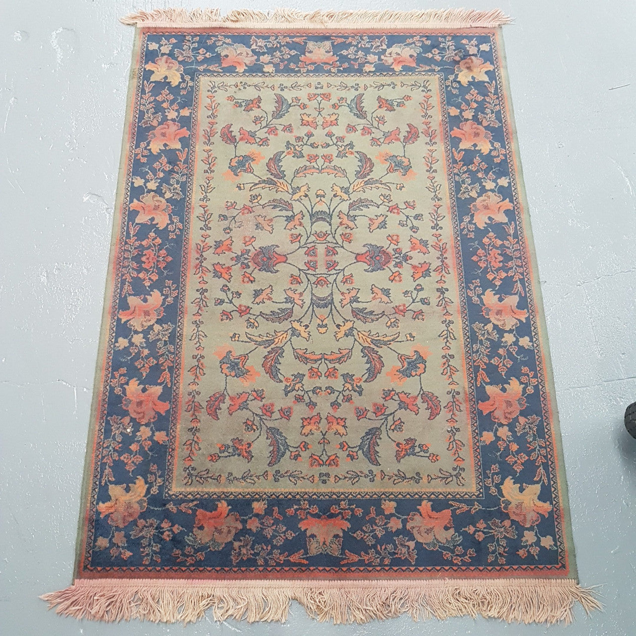 Lovely Small Silk Rug | Antique & Vintage | Moonee Ponds Antiques | Australia Wide Delivery