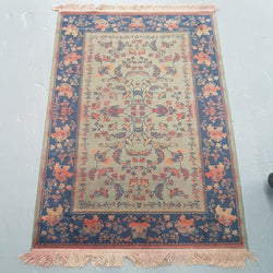 Lovely Small Silk Rug | Antique & Vintage | Moonee Ponds Antiques | Australia Wide Delivery