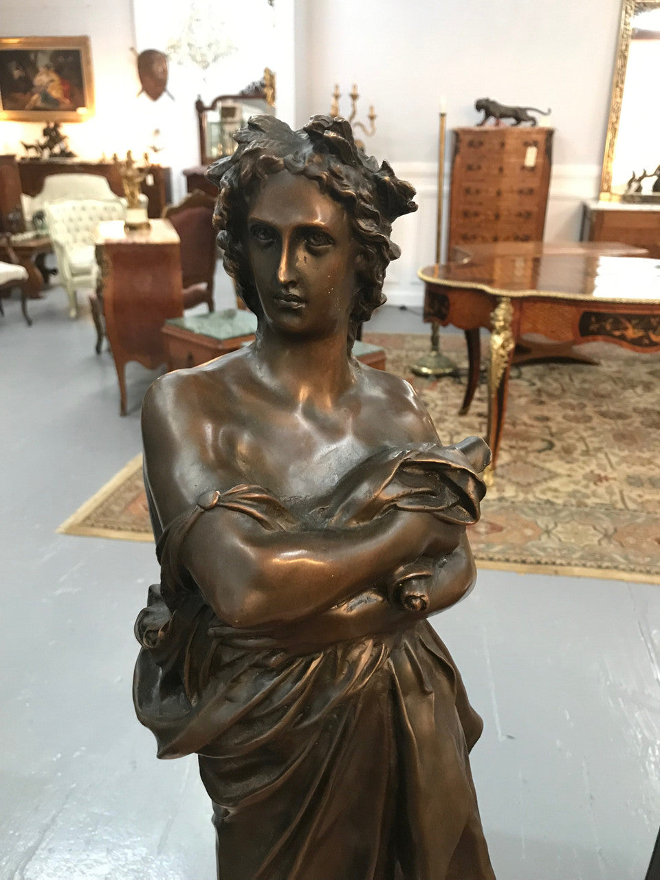 Victorian Style Bronze Classical Statue