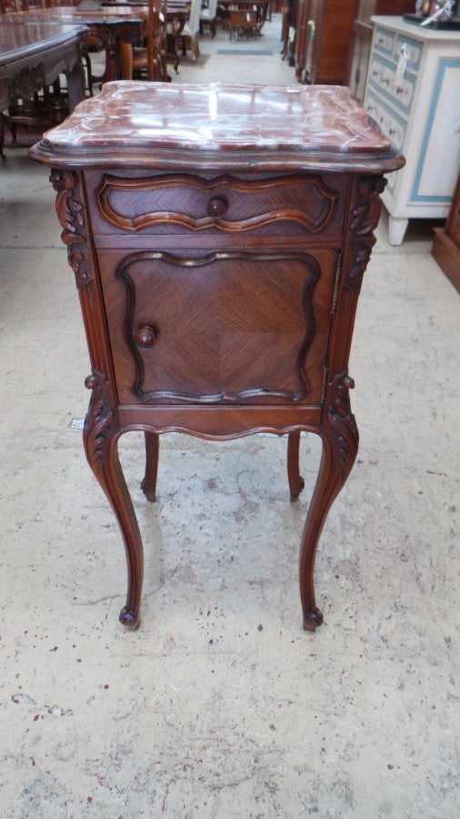 Single French Bedside Cabinet-2 | Antique & Vintage | Moonee Ponds Antiques | Australia Wide Delivery
