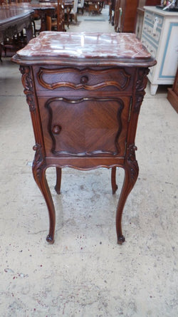 Single French Bedside Cabinet-2 | Antique & Vintage | Moonee Ponds Antiques | Australia Wide Delivery