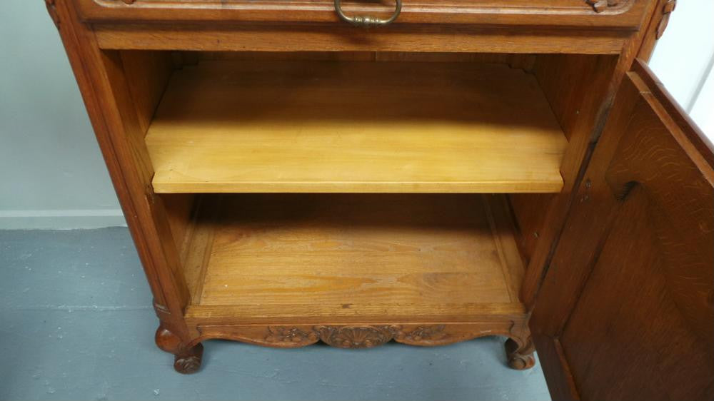 Beautiful French Oak Carved Small Cabinet | Antique & Vintage | Moonee Ponds Antiques | Australia Wide Delivery
