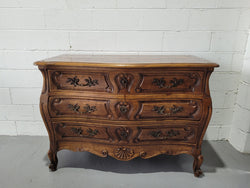 Impressive French Louis 15th Style Three Drawer Commode | Antique & Vintage | Moonee Ponds Antiques | Australia Wide Delivery