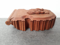 Antique Hand Carved Black Forest Pocket Holder & Watch | Antique & Vintage | Moonee Ponds Antiques | Australia Wide Delivery