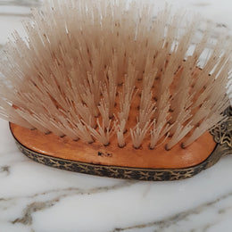 Vintage Embroidered Hair Brush
