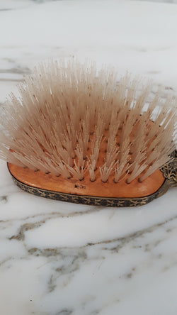 Vintage Embroidered Hair Brush | Antique & Vintage | Moonee Ponds Antiques | Australia Wide Delivery