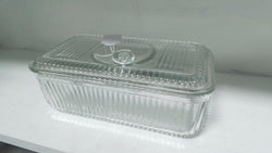 Vintage glass storage container | Antique & Vintage | Moonee Ponds Antiques | Australia Wide Delivery