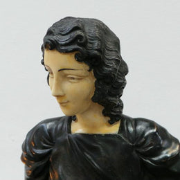 Amazing Art Deco French Spelter Statue