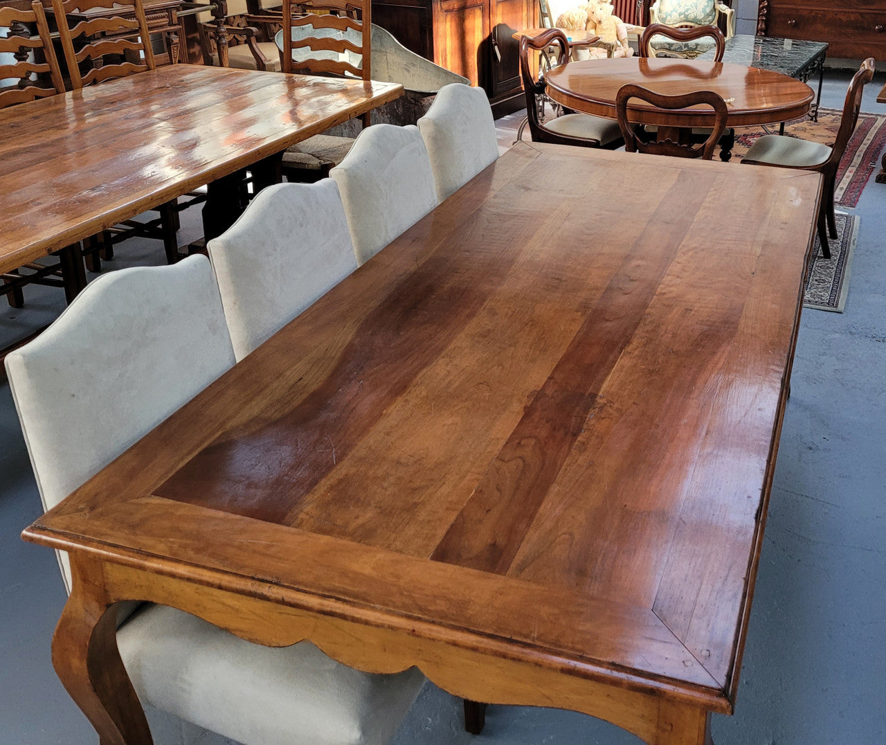 Beautiful Cherry Wood Dining Table | Antique & Vintage | Moonee Ponds Antiques | Australia Wide Delivery