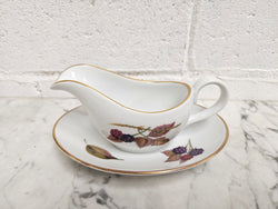 Worcester Evesham Small Jug and Saucer | Antique & Vintage | Moonee Ponds Antiques | Australia Wide Delivery