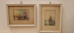 Framed Pair of Watercolour Paintings | Antique & Vintage | Moonee Ponds Antiques | Australia Wide Delivery