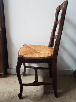 Set of 12 French Oak Ladder Back Chairs | Antique & Vintage | Moonee Ponds Antiques | Australia Wide Delivery