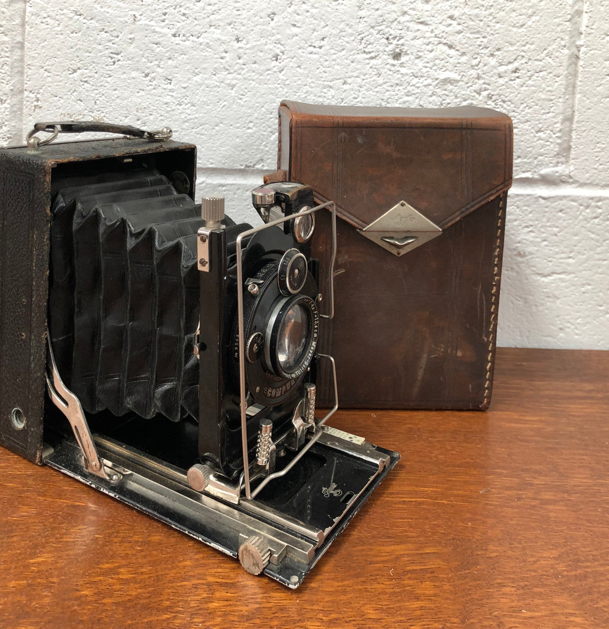 "Ihagee" Folding Double Extension Plate Camera In Original Box