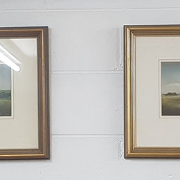 Pair of Framed Paintings by Peter Hicks