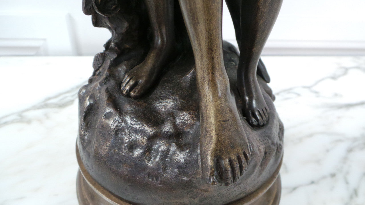 Antique French Bronze Statue by Marthurin Moreau | Antique & Vintage | Moonee Ponds Antiques | Australia Wide Delivery