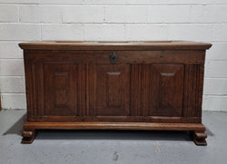 Rustic Early 19th Century French Oak Trunk | Antique & Vintage | Moonee Ponds Antiques | Australia Wide Delivery