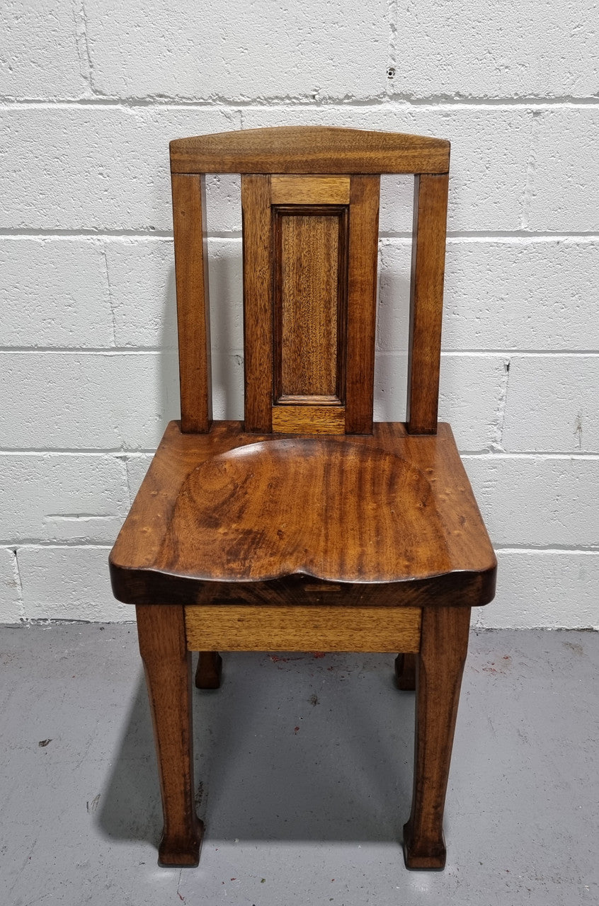 Australian Blackwood Arts & Crafts Hall Chair | Antique & Vintage | Moonee Ponds Antiques | Australia Wide Delivery