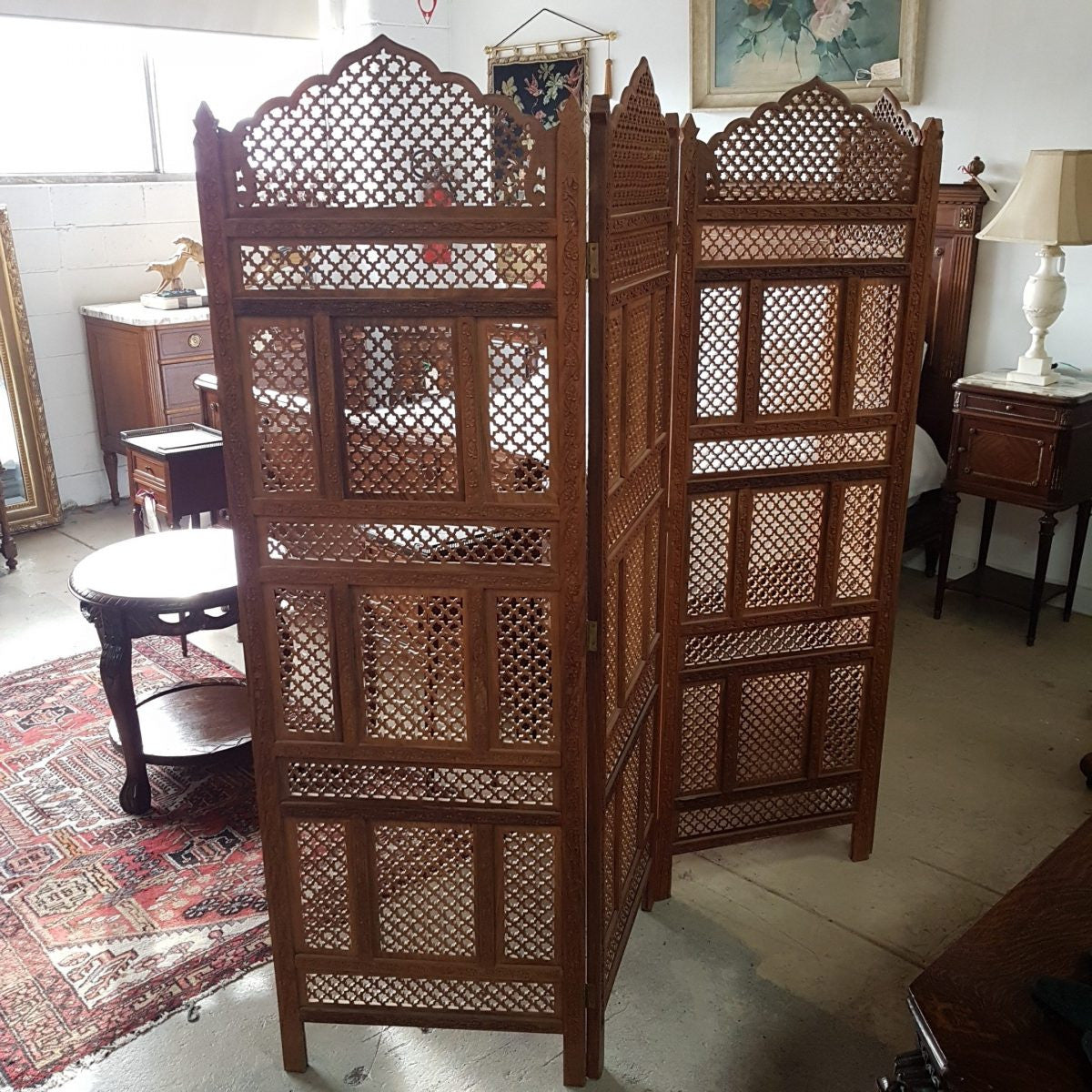 Teak Room Divider