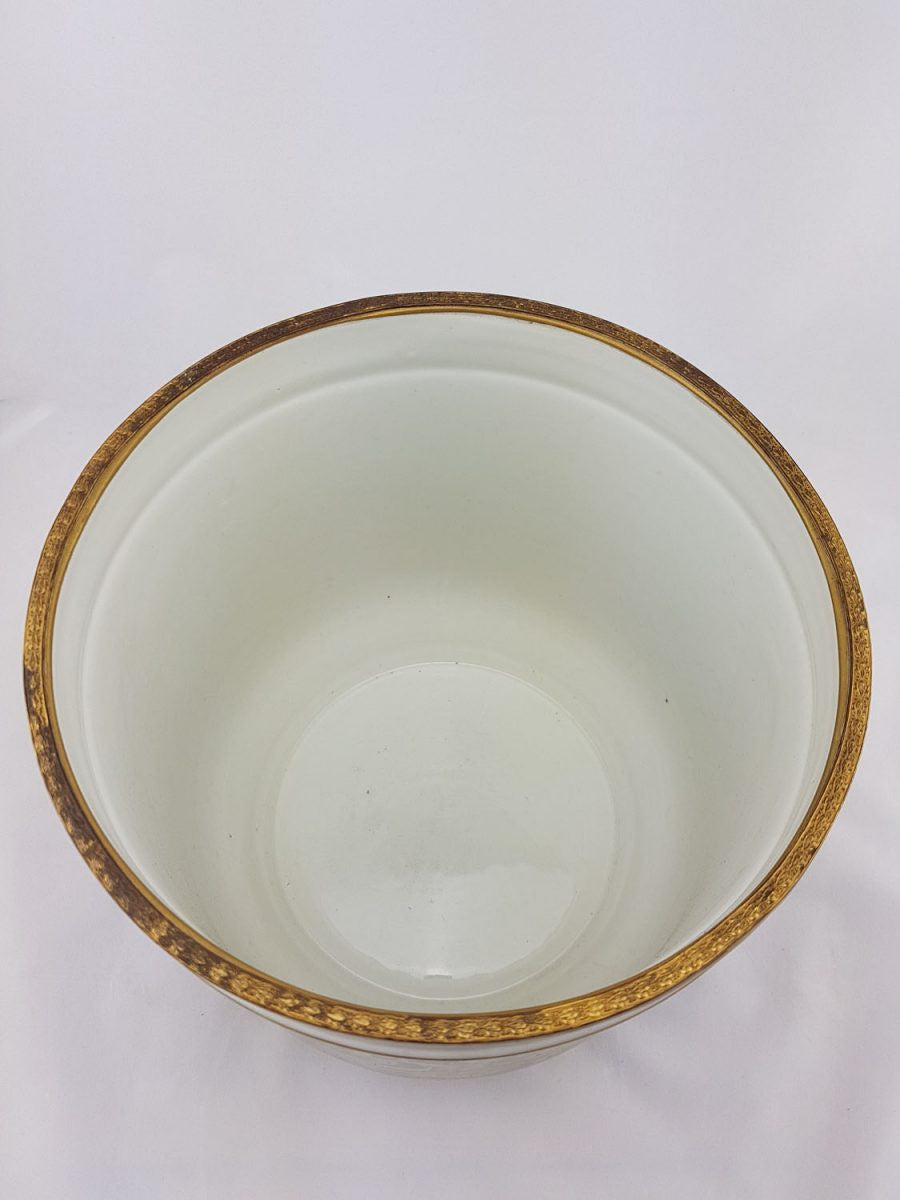 Floral Porcelain Jardiniere | Antique & Vintage | Moonee Ponds Antiques | Australia Wide Delivery