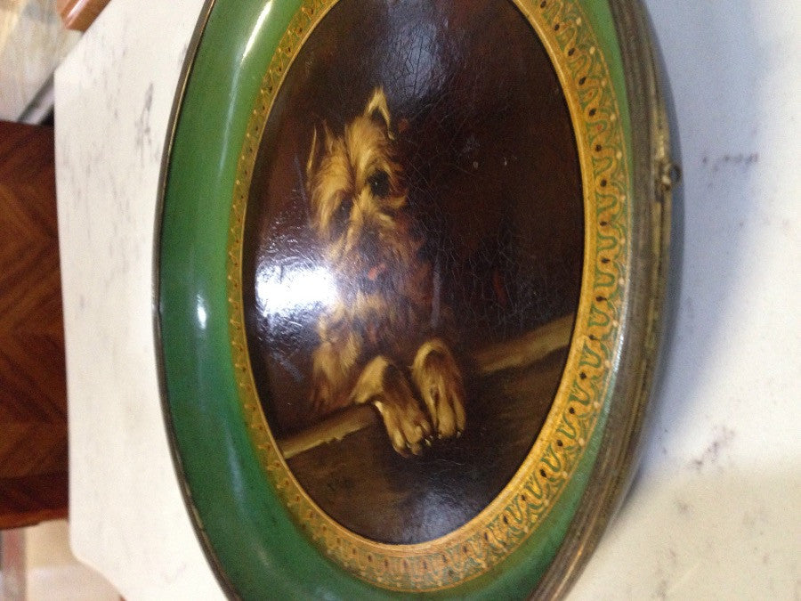 Victorian Lacquer Tray - Plaque | Antique & Vintage | Moonee Ponds Antiques | Australia Wide Delivery